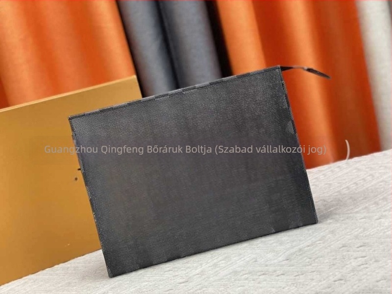 Uniszex PU clutch táska – ultrakönnyű, nagy kapacitású, betűs minta, poliészter bélés