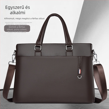 Üzleti táska városi egyszerű stílussal, PU anyag, vászon bélés, alkalmas üzleti utakra