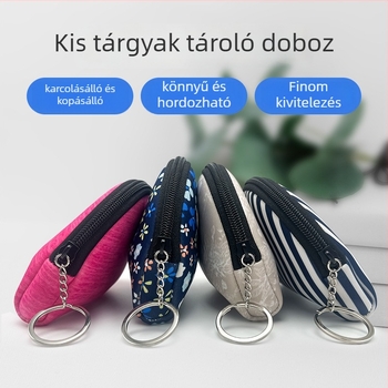 Mincstár és kis dolgok tároló táska – búvártextil, csíkos minta, poliészter bélés, lélegző és vízálló