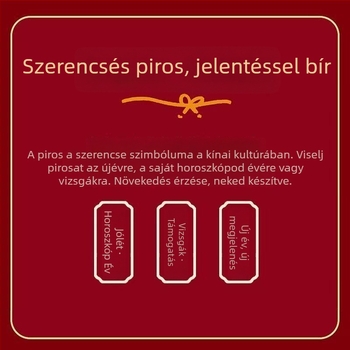 Piros gyerek boxer – 95% pamut, méret 3–8 év, zodiákus év motívum