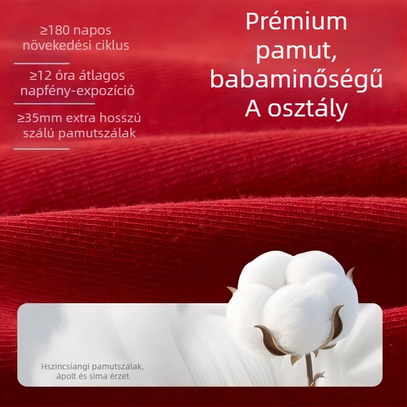 Piros gyerek boxer – 95% pamut, méret 3–8 év, zodiákus év motívum