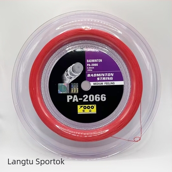 Ütőhúr tollaslabdához és asztaliteniszhez (anyag: nagy szilárdságú nylon többszálas; eredet: Fujian; alkalmazható sportok: tollaslabda és asztalitenisz)