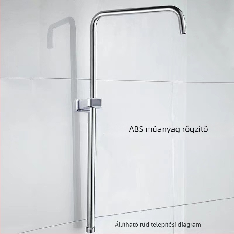 Zuhanytartó – ABS, levehető, fúrással történő szerelés, modell CN001CP, 1–90°C