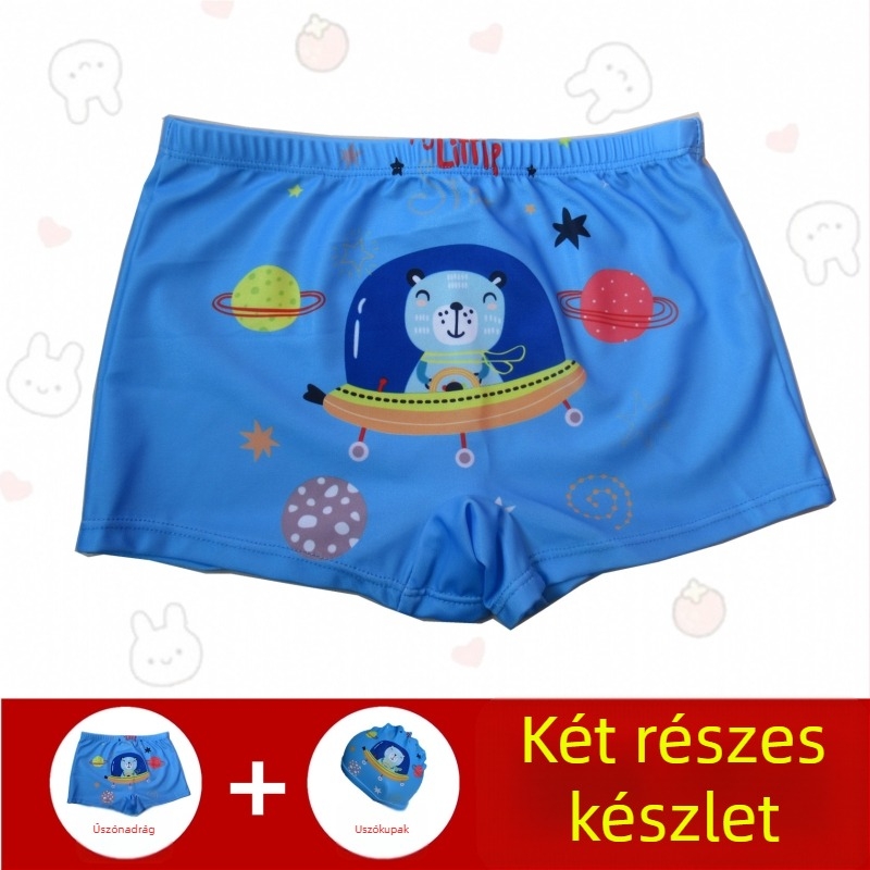 Fiúknak szánt úszónadrág – Hai Shilin, poliészter 88%, 300 g/m², boxer stílus