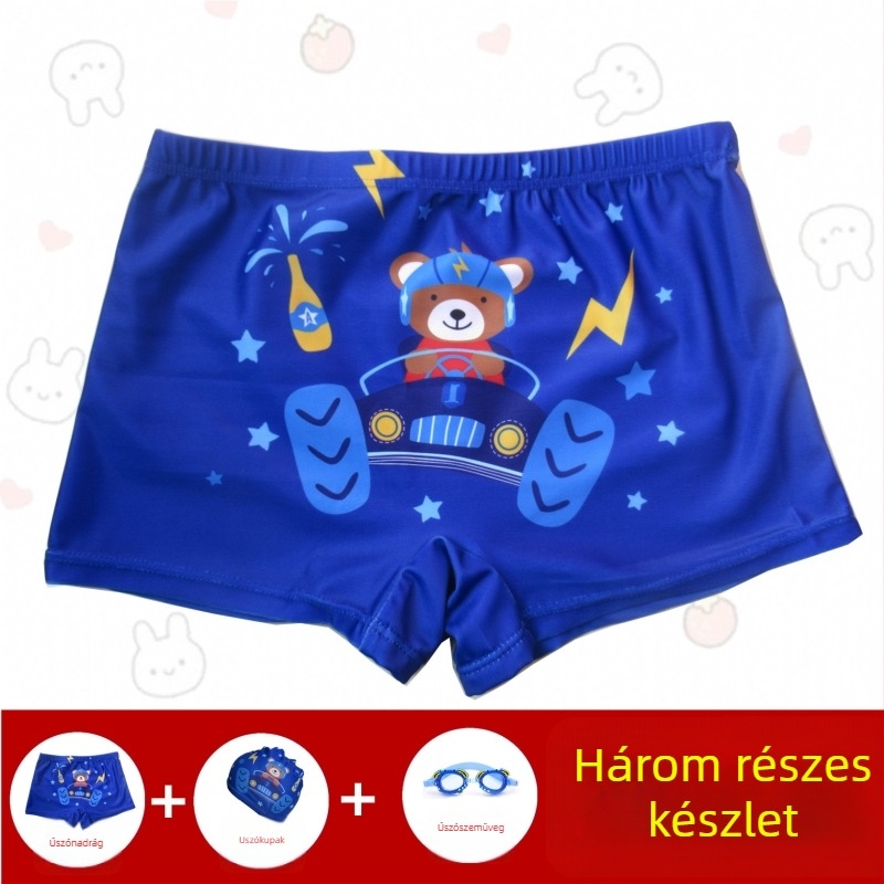 Fiúknak szánt úszónadrág – Hai Shilin, poliészter 88%, 300 g/m², boxer stílus
