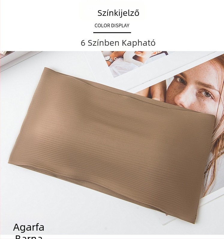 Barbie varrás nélküli, vékony, lélegző bandeau melltartó – fix kosárral – nőknek