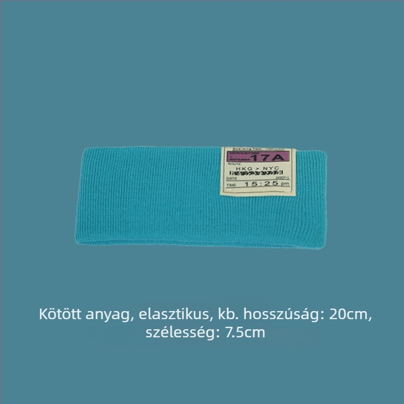 Koreai stílusú sportfejpánt, magas rugalmasságú kötött anyag, kockás geometriai mintázat, őszi 2025