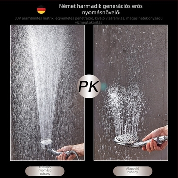 Kézi zuhanyfej készlet, esőfunkció, HS2018 modell, ABS, 0–90°C, 1 MPa
