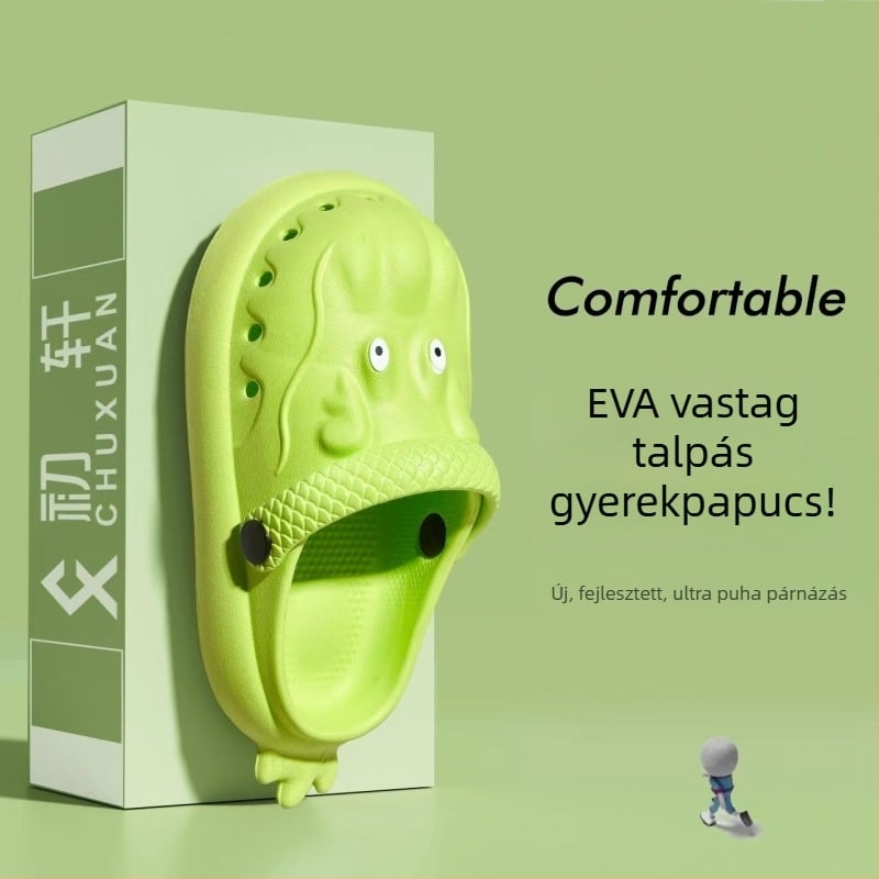 Gyerekeknek platform cipő, EVA felsőrész, uniszex, 7–12 éves, 2024 tavasza