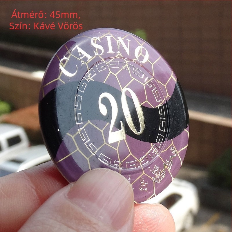 Akril zsetonok fémes felülettel sakk- és kártyatermekhez, kerek és négyzetes formák, testreszabható, márka Joie casino/qiao yu