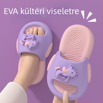 Gyerekeknek Flip-flop Cartoon Pony – EVA felsőrész és talp, csúszásmentes, beltéri és kültéri használatra, lányoknak, nyár 2025