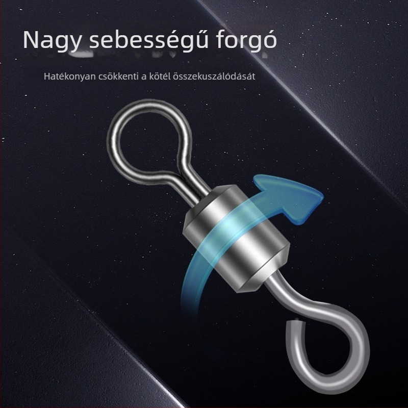 Erősített 8003-as horog, 8-as alakú gyűrű, fordított horog és puha csalival – basszusra és mandarín halra