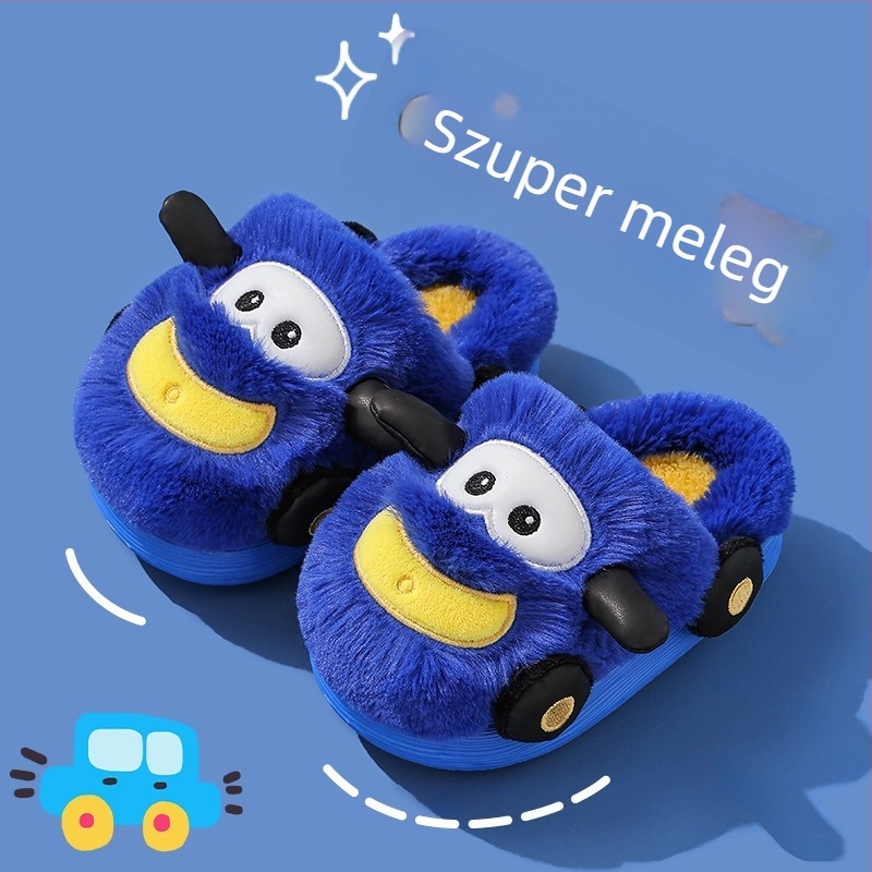Gyerek EVA papucs, Cartoon minta, csúszásmentes talp, téli használatra, márka Jiduo Yu