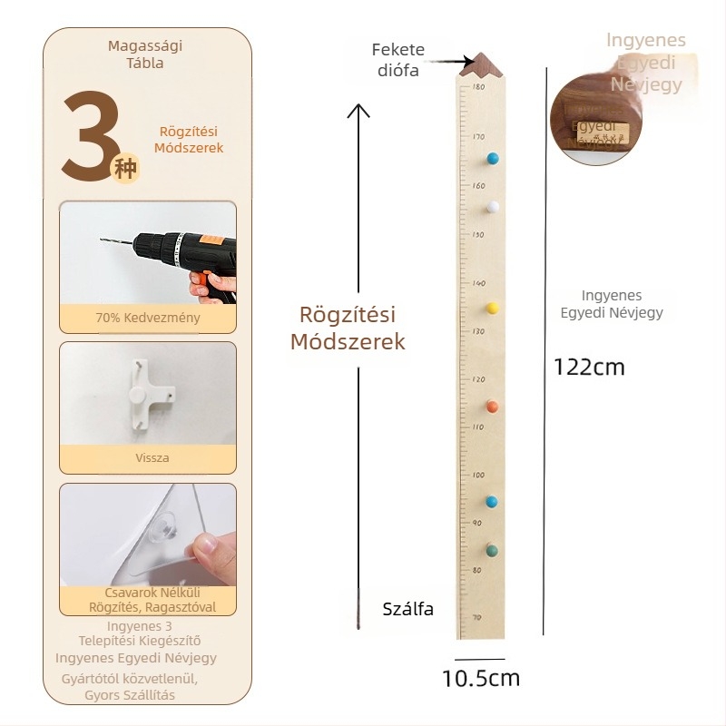 Fa falmatrica gyerekeknek – magas tapadással, egy darab, modern minimalist stílus, egyszínű mintázat, ideális nappaliba, hálószoba vagy előszobába