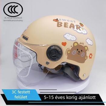 Uniszex elektromos kerékpár sisak, egész éves fél sisak, univerzális méret, ABS, YT márka, közlekedésre, 3C tanúsítvány, színek: fekete, fehér, rózsaszín, szürke, khaki, világoskék, piros