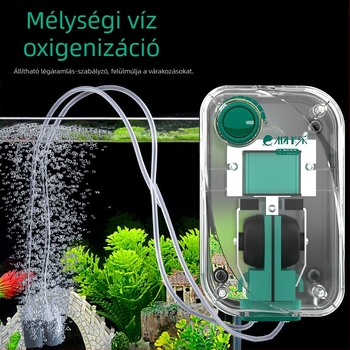 Baker akváriumi oxigénszivattyú – Csendes mechanikus oxigénellátó, Nagy teljesítmény, Nem importált, Súly 2000 g