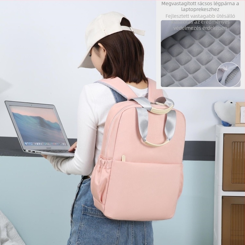 Laptop hátizsák laptop rekesz, utcai stílus, Oxford anyag, 3D külső kialakítás, tehercsökkentés, kopásálló, cipzár, XINLONG