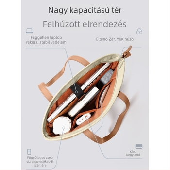 Női válltáska és tote laptophoz, 15,6 hüvelykes Apple/Lenovo/Huawei laptopokhoz, 14 és 13,3 hüvelykes modellek