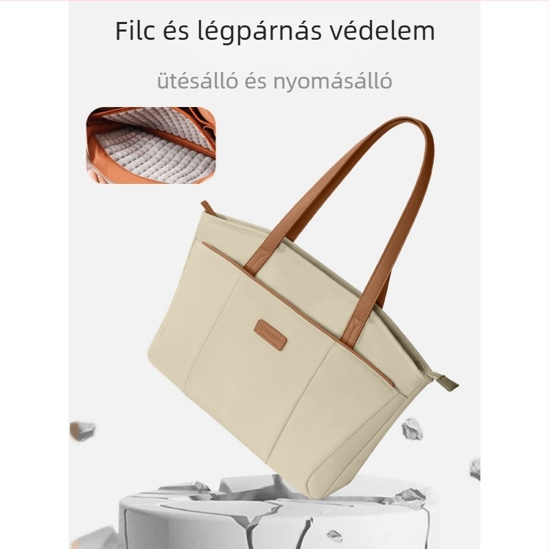Női válltáska és tote laptophoz, 15,6 hüvelykes Apple/Lenovo/Huawei laptopokhoz, 14 és 13,3 hüvelykes modellek
