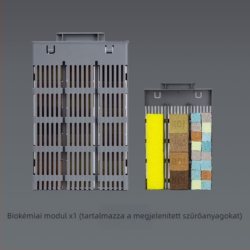 Xiaomi okos akváriumhoz szűrőmodifikáló készlet – fizikai-biokémiai melegítőkamra fejlesztése, teljes tartozékkészlet