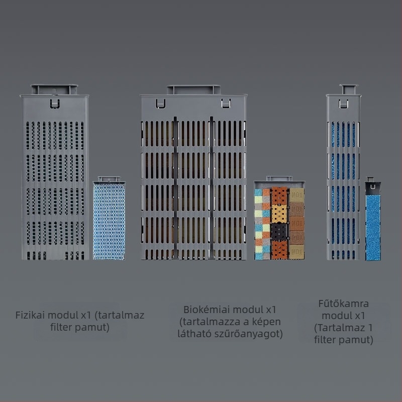 Xiaomi okos akváriumhoz szűrőmodifikáló készlet – fizikai-biokémiai melegítőkamra fejlesztése, teljes tartozékkészlet