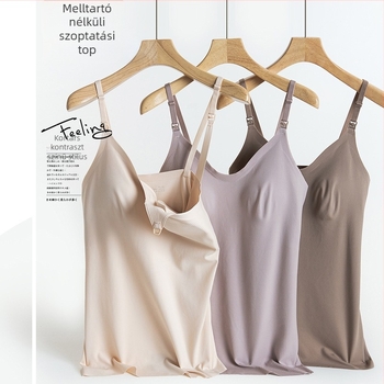 Kismama szoptatós top, Sling-stílus, ujjatlan, nylon 50–70% anyag, 161–180 g/m², minden évszakhoz