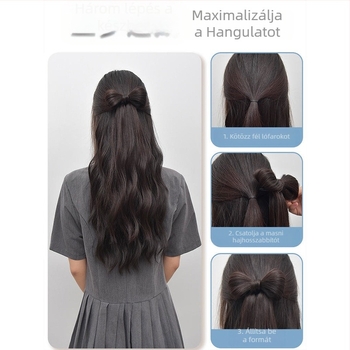 Lófarok paróka rögzítő klippel, hőálló vezeték, márka Tange Hair Products, modell PY287 PY277 PY141, nőknek, nem alkalmas forró festésre