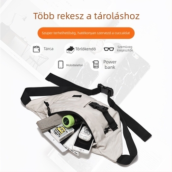 Keresztpántos táska, uniszex, Oxford anyag, lélegző, vízálló, ultra könnyű, Model 049