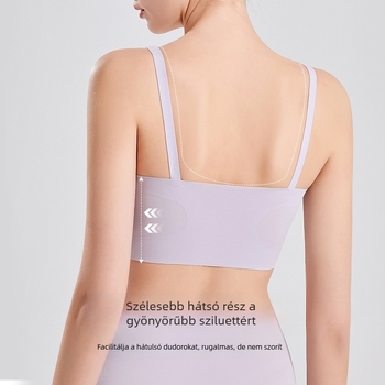 Terhesség és szoptatás melltartó formázott kosarakkal, nylon anyagból, levehető nyakpánttal, merevítő nélkül, hátoldali három soros zár