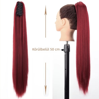 Lófark paróka, hőálló szálakból, modell Big Grab Straight Ponytail, márka Fragrant, nőknek
