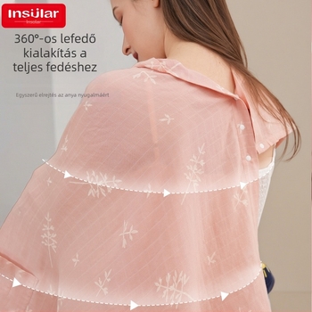 Bambusz-pamut szoptatókendő, nordic kardigán stílusban; vékony anyag 101–120 g/m²; 70% bambuszrost, 30% pamut; ideális nyárra, tavaszra és őszre