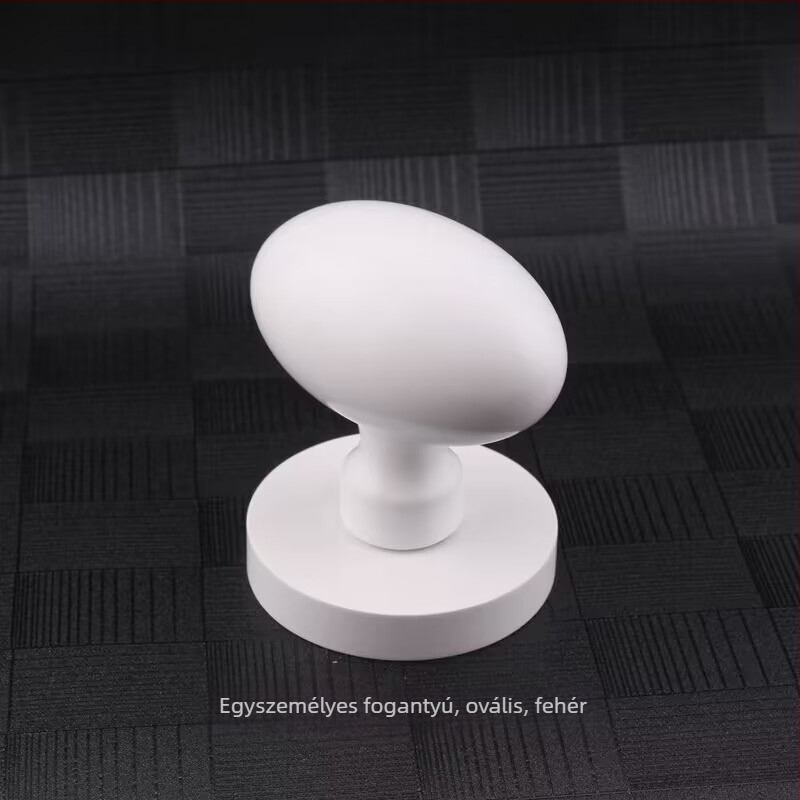 Egyszeroldali gömbfogantyú rejtett ajtókhoz, kör alakú, könnyű luxus stílus; anyag: cinkötvözet; felületkezelés: galvanizálás; használat: csak fogantyú; modell: egyszers oldalú gömbfogantyú