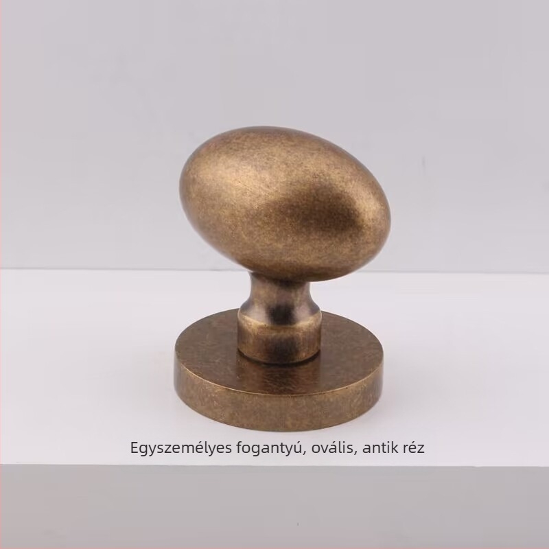 Egyszeroldali gömbfogantyú rejtett ajtókhoz, kör alakú, könnyű luxus stílus; anyag: cinkötvözet; felületkezelés: galvanizálás; használat: csak fogantyú; modell: egyszers oldalú gömbfogantyú