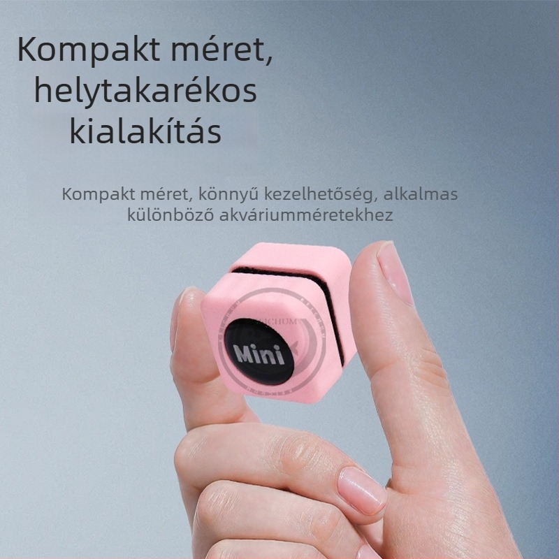 Mágneses algamentesítő tisztító akváriumüveghez, kerámia és aktív szén anyaggal, 20 g tömeg, 10 darabos csomag