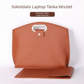 PU anyagú vízálló laptop táska, belső bélés nélkül, 697 g