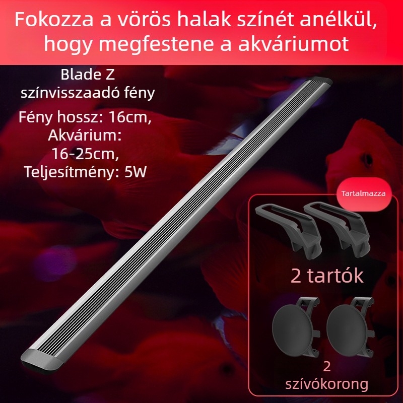 Jiyin Akváriumi LED merülő lámpa, alumínium ötvözet burkolattal, vízálló