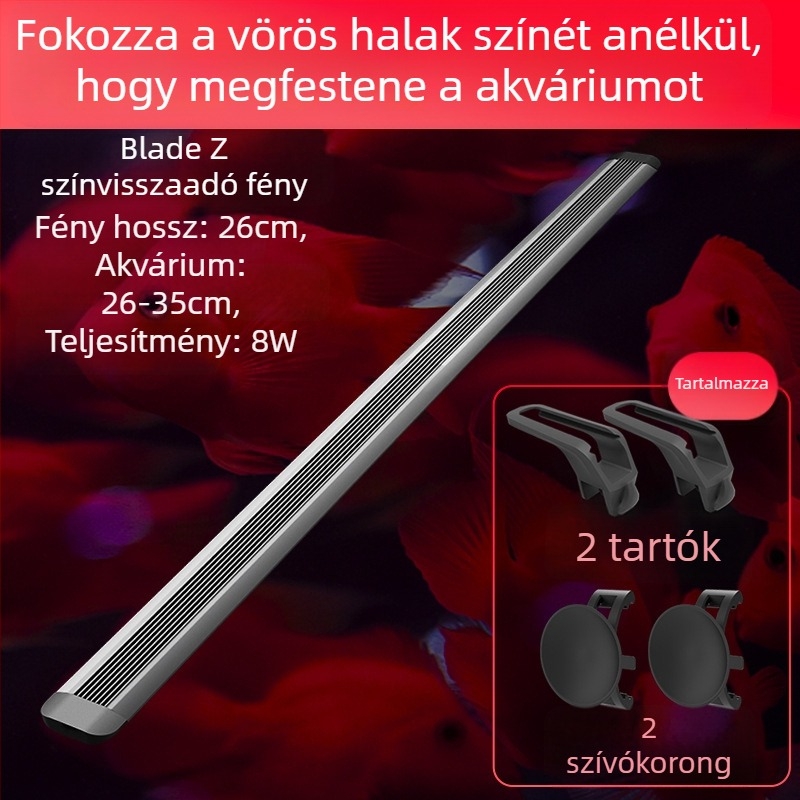 Jiyin Akváriumi LED merülő lámpa, alumínium ötvözet burkolattal, vízálló