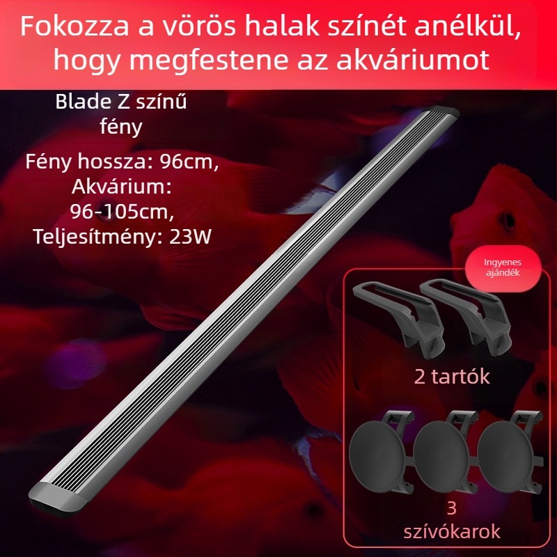 Jiyin Akváriumi LED merülő lámpa, alumínium ötvözet burkolattal, vízálló