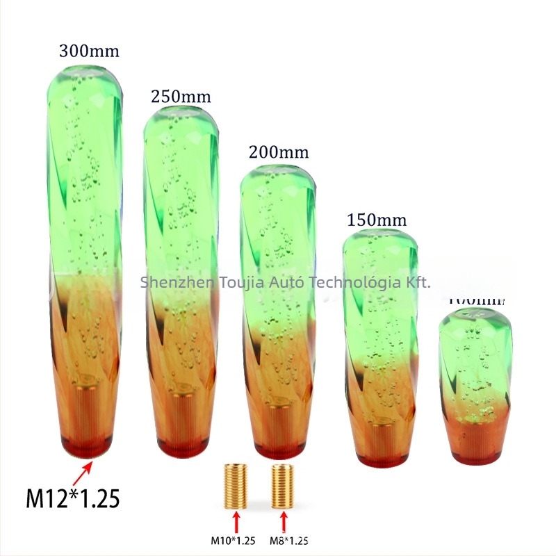 Autó sebességváltó kar - akril kristály fej, univerzális kompatibilitás, modell C0079, Head Home