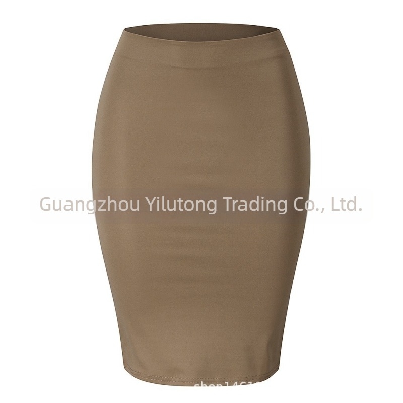 Középmagas derekú csípőszoknya, poliészter, közepes elasztikusság, intellektuális irodai stílus