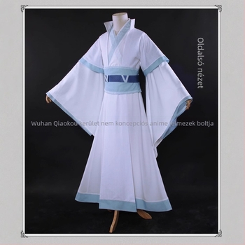 Wei Wuxian cosplay ruha The Grandmaster of Demonic Cultivation – hagyományos kínai hanfu köntös, poliészter 70-80%, uniszex, 2023 tavasz, játékokhoz animációban