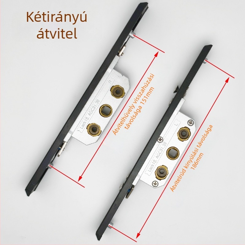 Ablakzár jelszavas zár, rozsdamentes acél, kétirányú zárómechanizmus, otthoni ablakokhoz és ajtókhoz