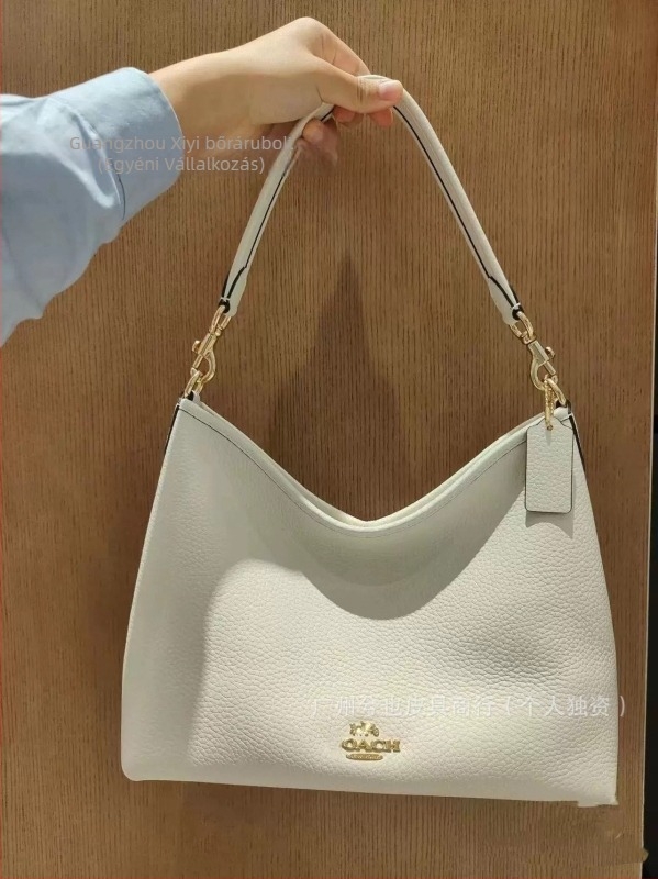 Koujia 2025 Laurela crossbody táska, nagy kapacitású, klasszikus virágmintás, valódi bőr, közepes méret