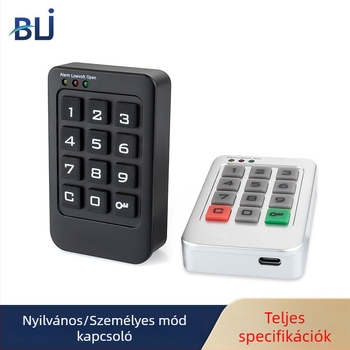 Tároló szekrény elektronikus billentyűzárral — Baoleji modell 61982, műanyag, szekrényekhez, modern minimalista stílus