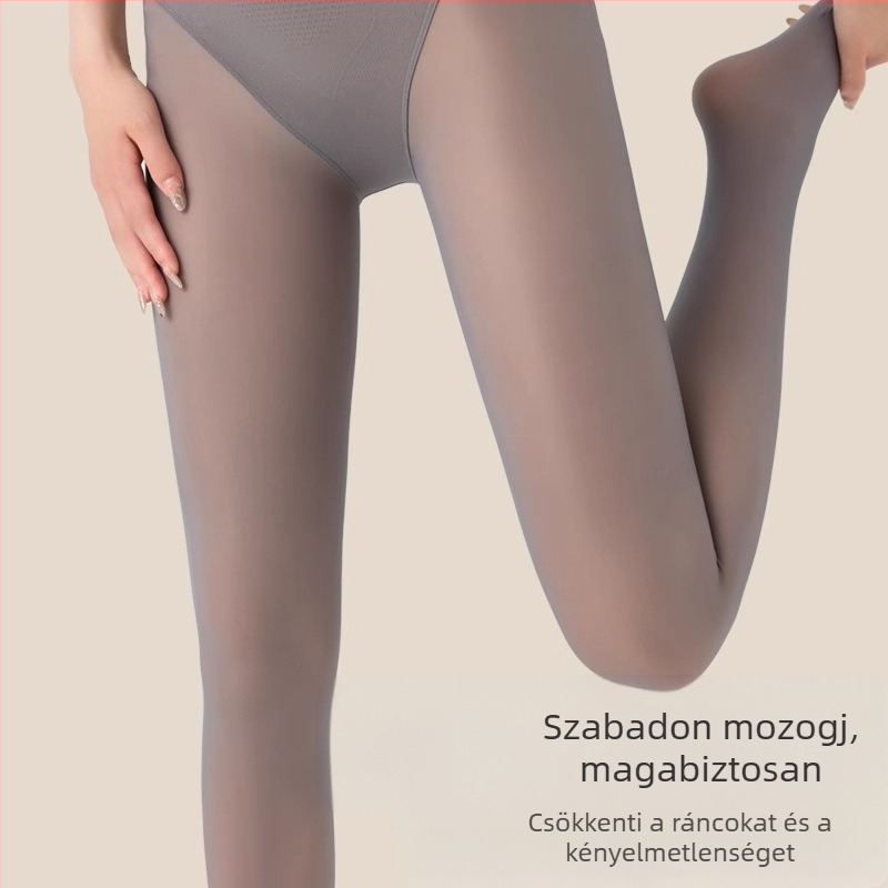 Nylon harisnyanadrág, vastagított, 90–95% nylon, formázás, izzadságfelszívás, szakadás elleni védelem, súrlódás elleni védelem
