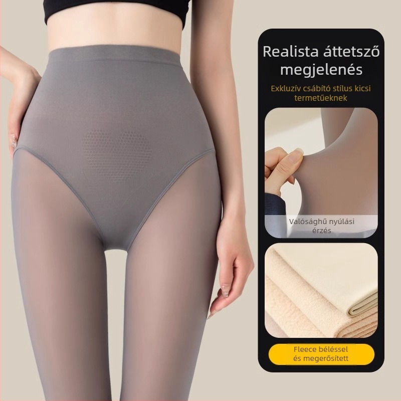 Nylon harisnyanadrág, vastagított, 90–95% nylon, formázás, izzadságfelszívás, szakadás elleni védelem, súrlódás elleni védelem