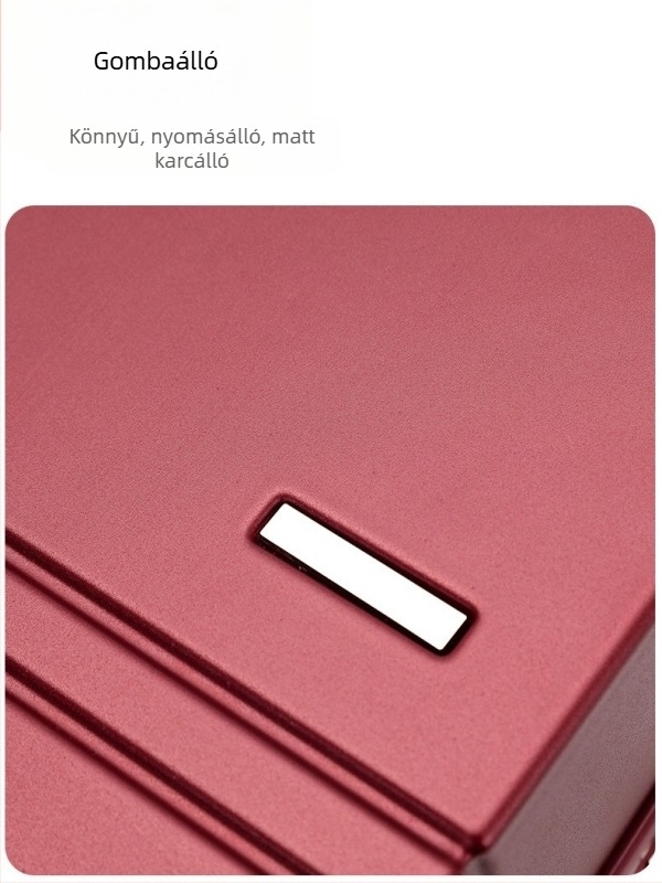Utazási kozmetikai bőrönd – ultrakönnyű, kihúzható fogantyú, ABS+PC kivitel, cipzáras zárás, univerzális kerekek