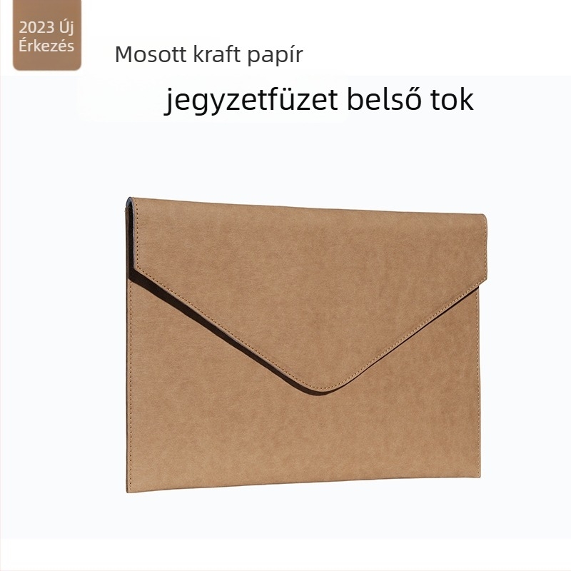 Kraft papír laptop tok 16 hüvelykig kompatibilis, filc béléssel és ütésálló kialakítással