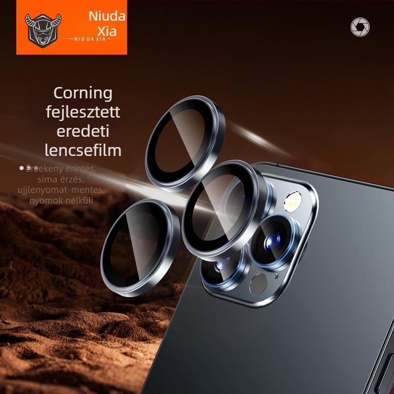 Teljesen fémes integrált AR lencse film Apple készülékekhez (univerzális) — lencse film, HD, karcolásálló, robbanásbiztos, porálló