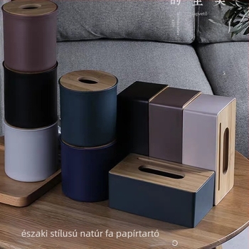 Műanyag papírzsebkendő-doboz, vízálló és sokoldalú, autóhoz, nappaliba és fürdőszobába, könnyű luxus stílus.
